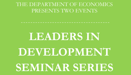 March 2019 Leaders in Development Seminars